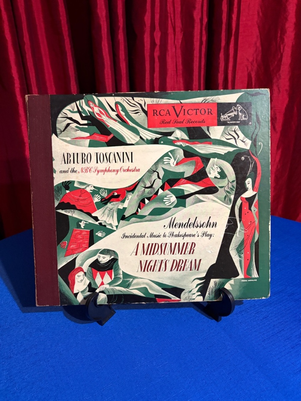 Mendelssohn 78rpm 12-inch Set RCA Victor Records A Midsummer Night's Dream
